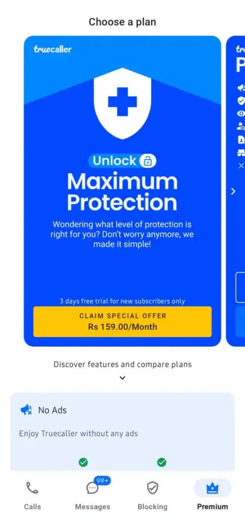 TrueCaller MOD APK (Gold Unlocked)